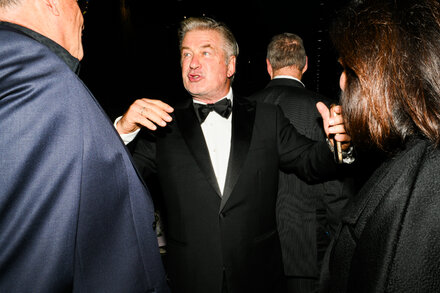 Alec Baldwin and Gustavo Dudamel at a New York Philharmonic event