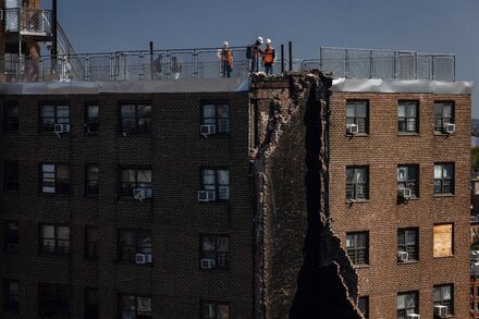 20-Story Building in the Bronx Partially Collapses