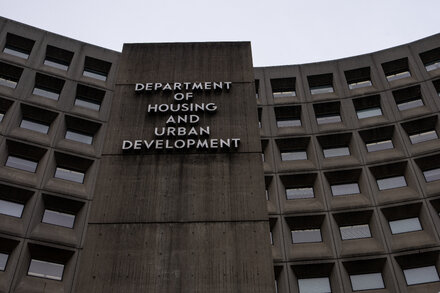 Multiple federal agency logos displayed with a headline blaming 'radical' left and Democrats for a government shutdown.