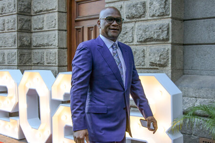 South African Ambassador to France, Sello Moloto, found dead in Paris. The image shows the exterior of the South African Embassy in Paris, with its national flag flying.