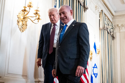 Trump and Netanyahu Shake Hands Amidst Declining Support for Israel and YouTube Lawsuit