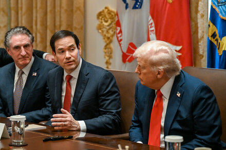 Maria Corina Machado Meets Senator Marco Rubio at the White House